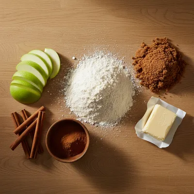 Cinnamon Apple Pie à la Mode Recipe - ingredients preparation