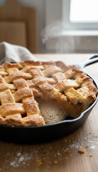 Cinnamon Apple Pie à la Mode Recipe - cooking process