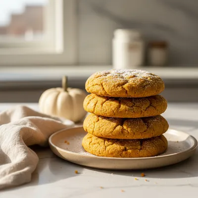 Chewy Pumpkin Cookies Recipe from In Bloom Bakery