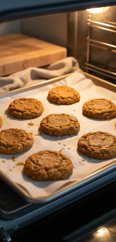 Perfect Pumpkin Spice Cookies - cooking process