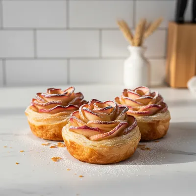Apple Rose Pastry Blooms Recipe
