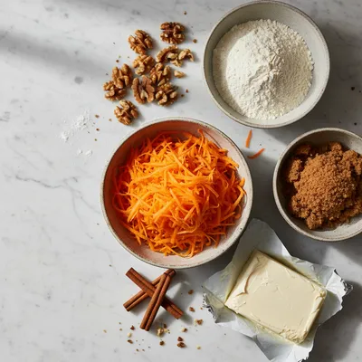 Easy Carrot Cake Cookies Recipe - ingredients preparation