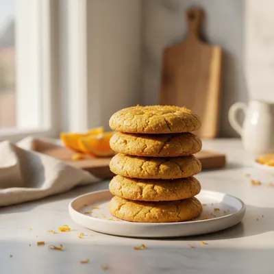 Vegan Zesty Orange Cookies for Summer