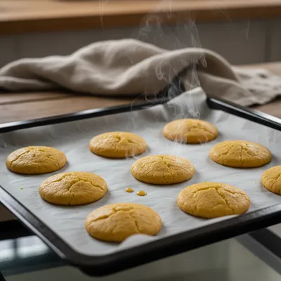Vegan Zesty Orange Cookies for Summer - cooking process