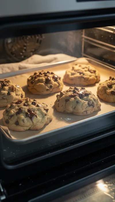 Levain Chocolate Walnut Cookie Recipe - cooking process