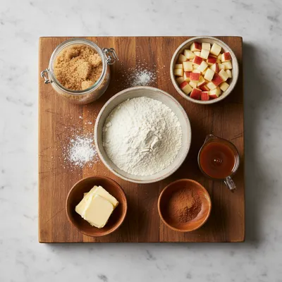 Caramel Apple Snickerdoodles Recipe - ingredients preparation