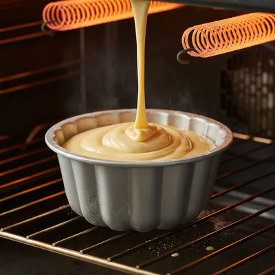 Paula Deen Pound Cake: Rich and Buttery Recipe - cooking process