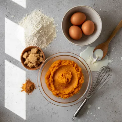 Easy Pumpkin Muffins Recipe for a Cozy Treat - ingredients preparation