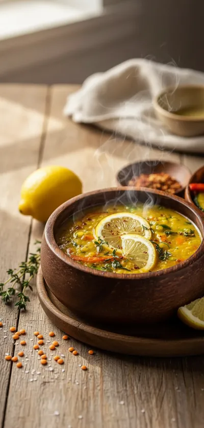 Healing Golden Lemon Lentil Soup Recipe