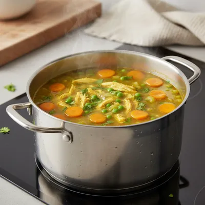 Anti-Inflammatory Gut-Healing Chicken Soup - cooking process
