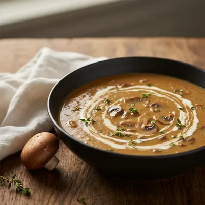 Cream of Mushroom Soup - Cozy Winter Meal