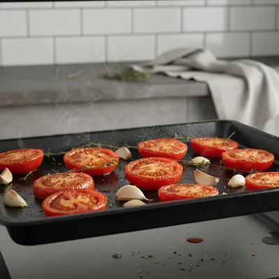 Roasted Tomato Soup Recipe for a Cozy Meal - cooking process