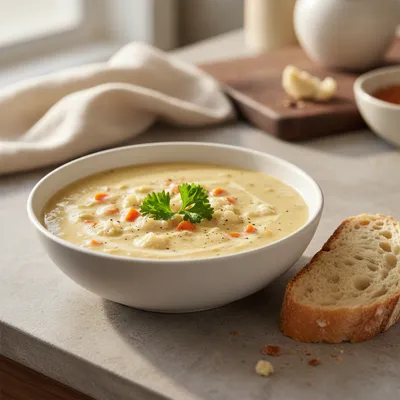 Homemade Cauliflower Soup