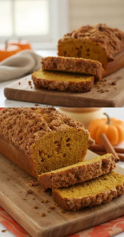Best Pumpkin Bread Recipe With Cinnamon Crumble