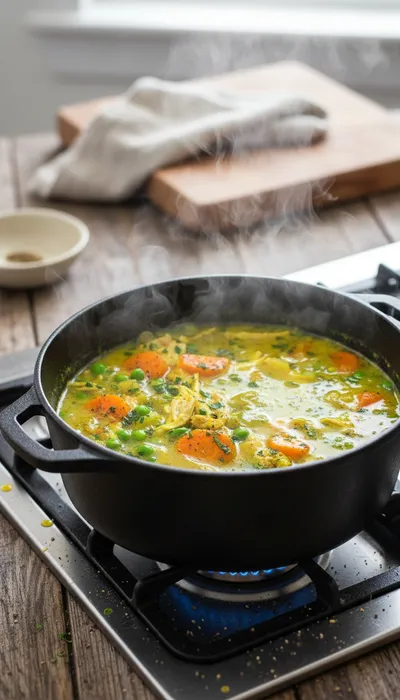 Anti-Inflammatory Gut-Healing Chicken Soup Recipe - cooking process