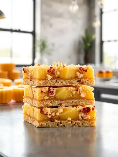 Pineapple Bliss Bars – Sweet Tropical Treat