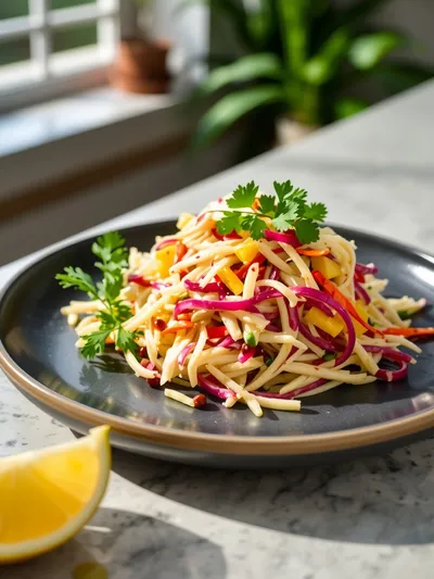 Pineapple Coleslaw Recipe - cooking process