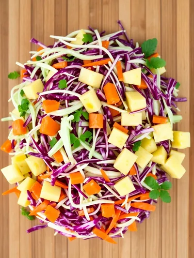 Pineapple Coleslaw Recipe - ingredients preparation