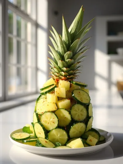 Pineapple Cucumber Salad