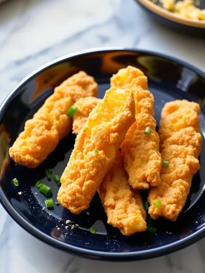 Crispy Potato Finger Sticks - ready to serve
