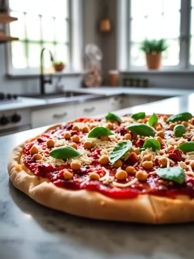 Quinoa Chickpea Pizza – High Protein Plant‑Based Recipe
