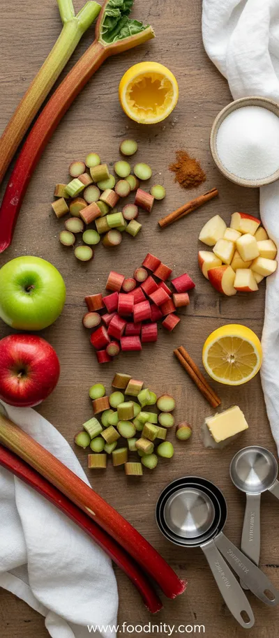 Flavorful Rhubarb Applesauce Recipe - cooking process