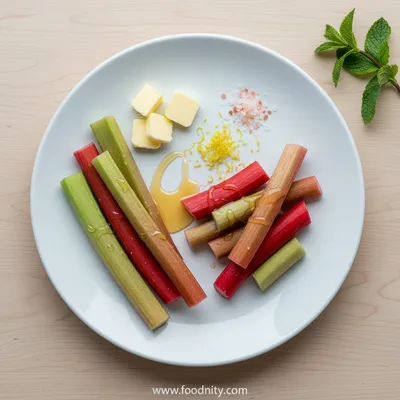 Simple Rhubarb Butter – Perfect for Toast - cooking process