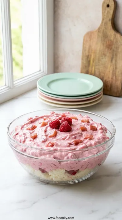 Rhubarb Fluff: Easy No‑Bake Spring Dessert