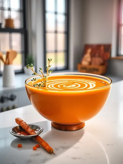 Roasted Carrot Soup – Healthy Meal Prep