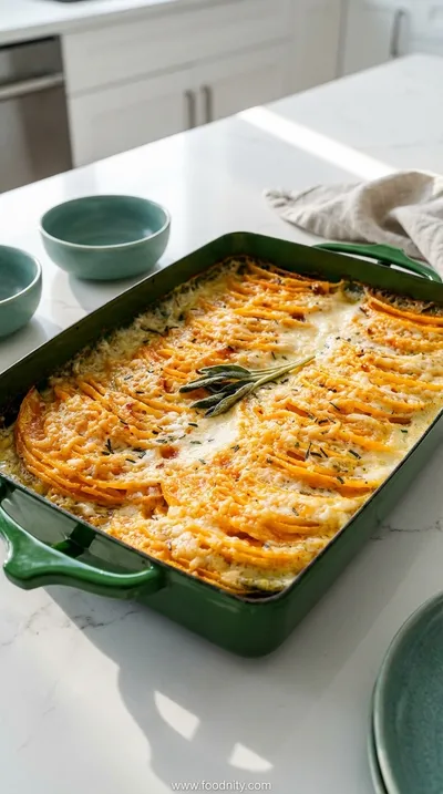 Sage Butternut Squash Gratin