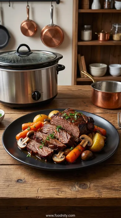 Slow Cooker Pot Roast – 5-Star Recipe for Busy Nights