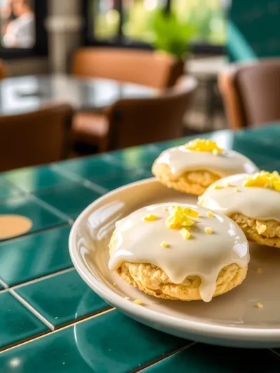 Soft Lemon Frosted Cookies - cooking process