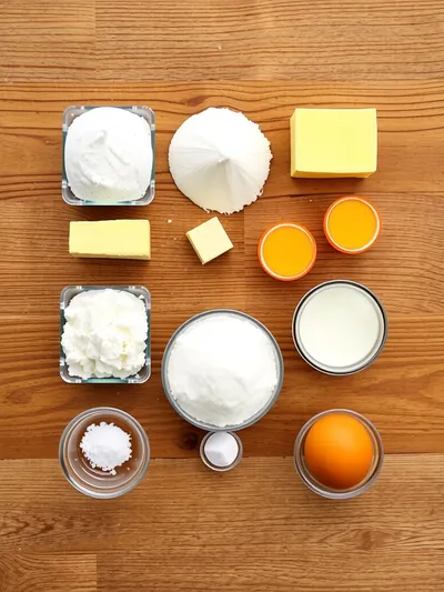 Sour Cream Pound Cake Recipe - ingredients preparation