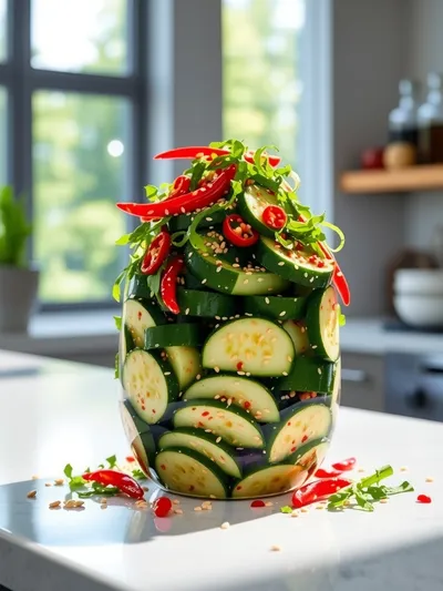 Spicy Asian Cucumber Salad
