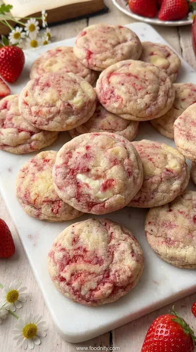 Strawberry Cheesecake Cookies Recipe
