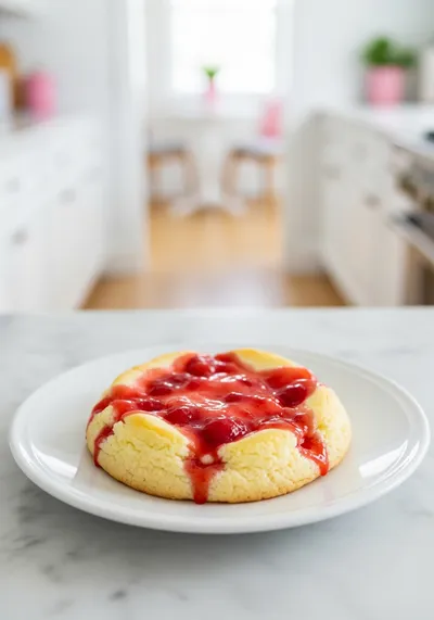 Strawberry Cheesecake Cookies – Soft Jammy Treat