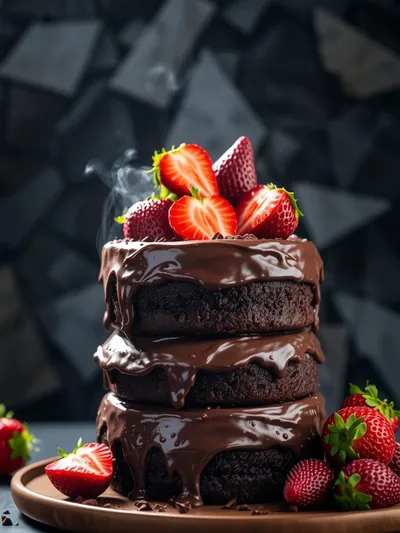 Strawberry Chocolate Cake