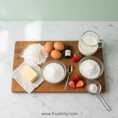 Strawberry Cream Puffs – Delicate Dessert - cooking process