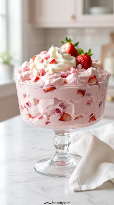 Easy Strawberry Fluff – Creamy Dessert