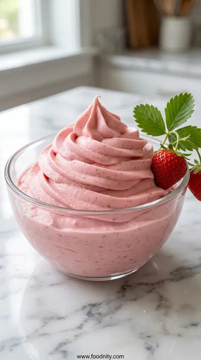 Strawberry Mousse – Only 4 Ingredients