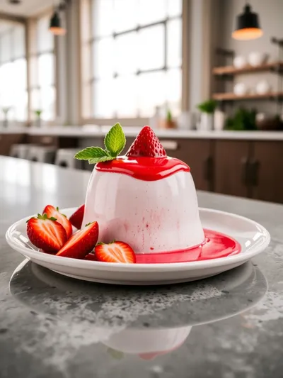 Strawberry Mousse Recipe – Light, Whipped Delight - cooking process