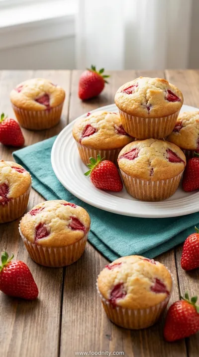 Strawberry Muffins – Quick & Easy Dessert