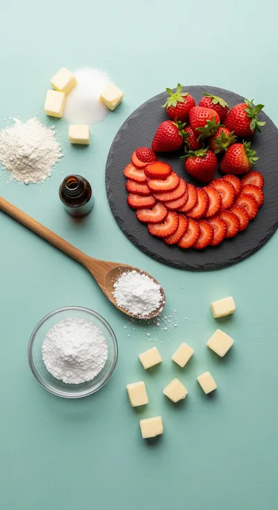 Strawberry Shortbread Cookies – Easy Sweet Treat - cooking process