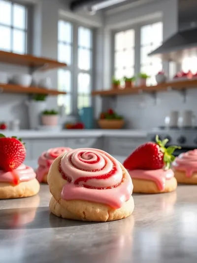 Strawberry Sugar Cookies Recipe