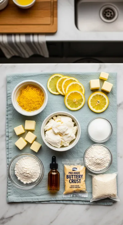 Tangy Lemon Cream Cheese Dump Cake - cooking process