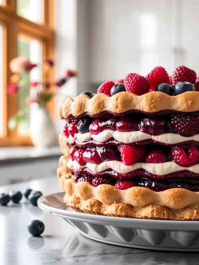 Easy Triple Berry Pie