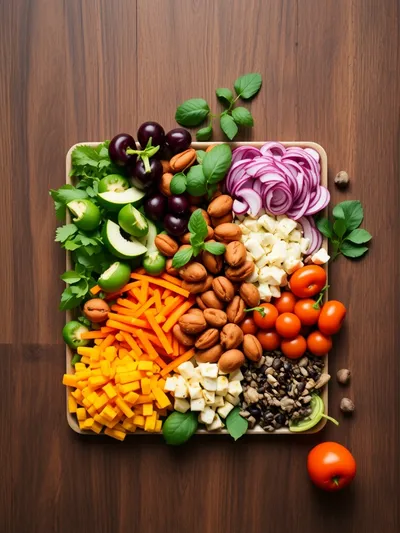 Vegan Sweet Potato Burrito Bowl - ingredients preparation