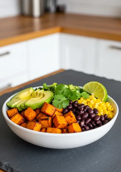 Vegan Sweet Potato Burrito Bowl – Healthy Quick Meal