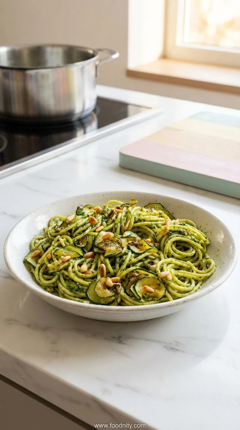 Vegan Wild Garlic Pesto Pasta