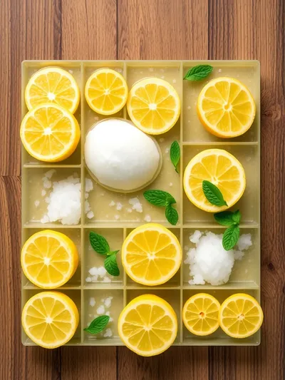 Zesty Lemonade Sorbet - ingredients preparation